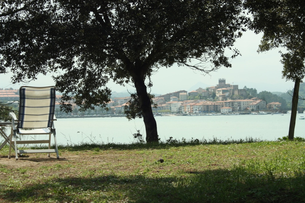 Parcela Camping vistas bahía San Vicente de la Barquera, Cantabria