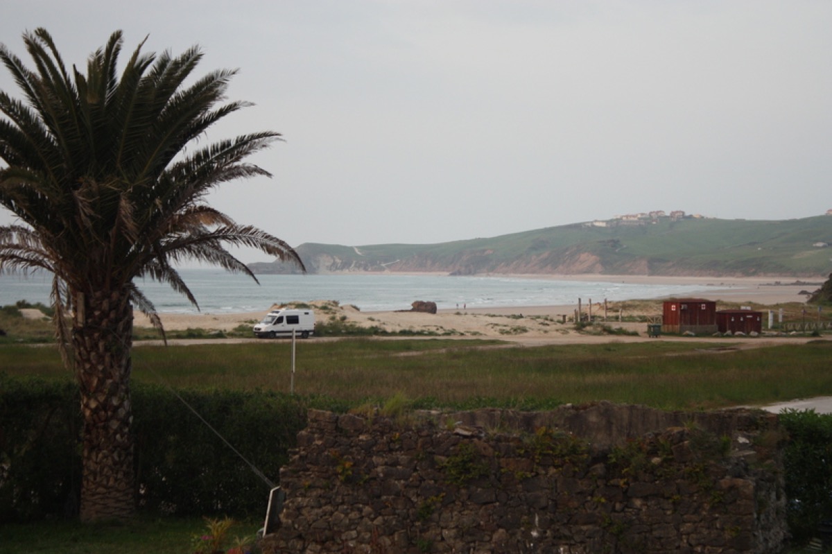 Playa Merón desde Camping, San Vicente de la Barquera, Cantabria