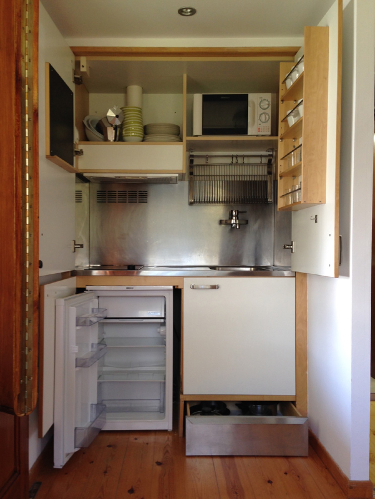 Cocina completa abierta bungalow, San Vicente de la Barquera, Cantabria